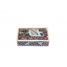 Box Enamel Silver Trinket Sterling 925 Cloisonne Elephant Handmade Pill B187